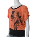 Promesa Brand Junior's Kabuki-sleeve Banded Bottom Top