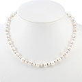 Handmade White Freshwater Pearl Necklace (Thailand)
