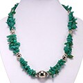 Handmade Amazonite and Silver Necklace (Thailand)