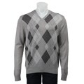 Toscano Men's Merino Wool Blend V-neck Sweater