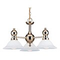 Casa Polished Brass 3-light Chandelier