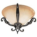 Cordele Peppercorn 2-light Semi-flush Light Fixture