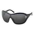 Valentino VAL 5565/S Unisex Black Plastic Shield Sunglasses