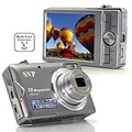 SVP XthinnZ10 10MP LCD Optical Zoom CCD Silver Camera