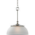 Colonnade Two-tone Nickel 1-light Pendant Light