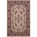 Athena Sarouk Ivory Rug (4'9 x 7')