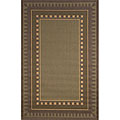 Terrace Moss Border Rug (4'9 x 7'4)