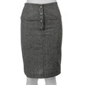 Genux Women's Button Front Pencil Skirt