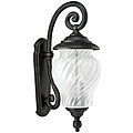 Winona Golden Aubergine 3-light Outdoor Wall Lantern