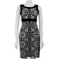 London Times Women's Printed Sheath Dress