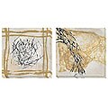 Caroline Ashton 'Nature's Way III & IV' Oversized Canvas Art Set