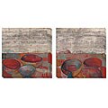 Bailey 'Calm Ceremony' Oversize Canvas 2-piece Art Set