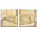 Jane Bellows 'Subterranean Continuity' Canvas Art Set