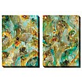 Jane Bellows 'Afterglow' Oversized Canvas Art Set