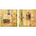 Jane Bellows 'Mysterious Ways' Canvas Art Set