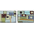Barbara Zoern 'Transference' Oversized Canvas Art Set