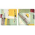 Barbara Zoern 'Excess' Oversized Canvas Art Set