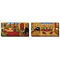 Cecile Broz 'Lavish Surroundings' Oversized Canvas Art Set