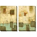 DeRosier 'Comprehension I & II' Oversized Canvas Art Set