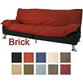 Panache Microfiber Suede Click Clack Futon Sofa Bed