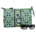 Vera Bradley 'Daisy Daisy' Large Bow Cosmetic Bag