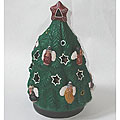 Handmade Peruvian Christmas Tree Tea Light Holder (Peru)