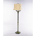 Candelabra Sage Bronze Finish Floor Lamp