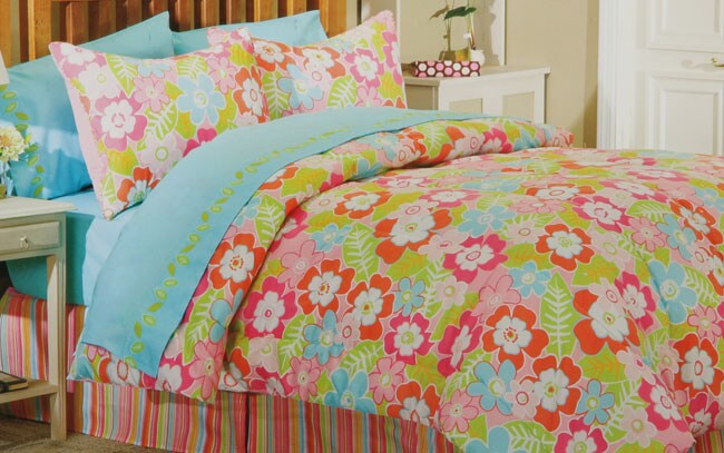 Cali Bed in a Bag with 180 Thread Count Sheet Set