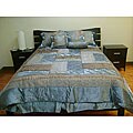 Loretta Blue 7-piece Comforter Set
