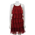 Connected Apparel Women's Dope-dye Chiffon Dress