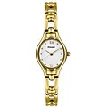 Pulsar Women's White Dial Yellow Goldtone Watch