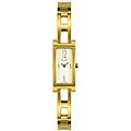 Pulsar Women's White Dial Yellow Goldtone Watch