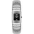 Pulsar Women's Black Dial Stainless Steel Watch