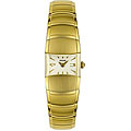 Pulsar Women's White Dial Yellow Goldtone Watch
