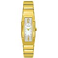 Pulsar Women's White Dial Goldtone Watch