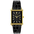 Pulsar Men's Black Leather Strap Watch