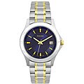Pulsar Men's Blue Dial Two-tone Watch