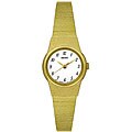 Seiko Women's White Dial Yellow Goldtone Watch