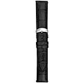 Matte Black Alligator Leather 21-mm Watch Strap