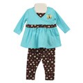 Baby Togs Girls' Wrap Top and Leggings Set