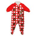 Baby Togs Newborn Girl's 'Grinch Dot' Pajamas