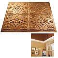 Muted Gold 2ft x 2ft Ceiling Panels by Fasade (Set of 12)