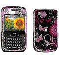 Blackberry Curve 8520 Pink Butterfly Design Case