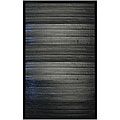 Handmade Black Bamboo Rug (5' x 8')