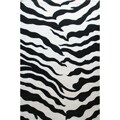 Hand-tufted Zebra Print Wool Rug (8' x 10')