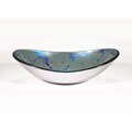 Cracked Wave Glass Vessel Bathroom Vanity Sink