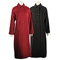Liz Claiborne Women's Long Wool Single-breasted Coat