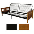 Provo Medium Oak Finish Full Mission-style Futon Frame
