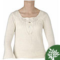 Organic Cotton Women's Riviera Raglan Natural Sweater (Peru)