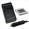 Two Batteries/ Charger for Canon NB-4L Powershot